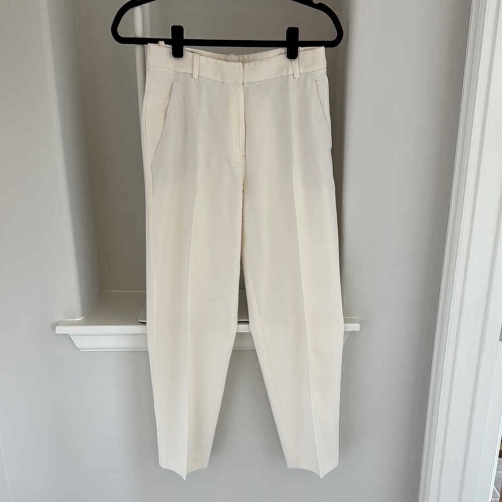 Massimo Dutti Cream Trousers